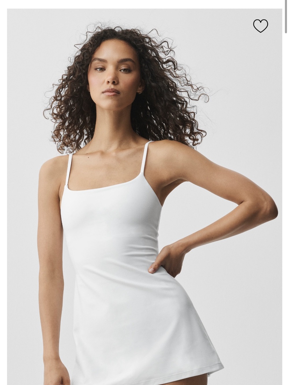 Alo Encore Tennis Dress- White